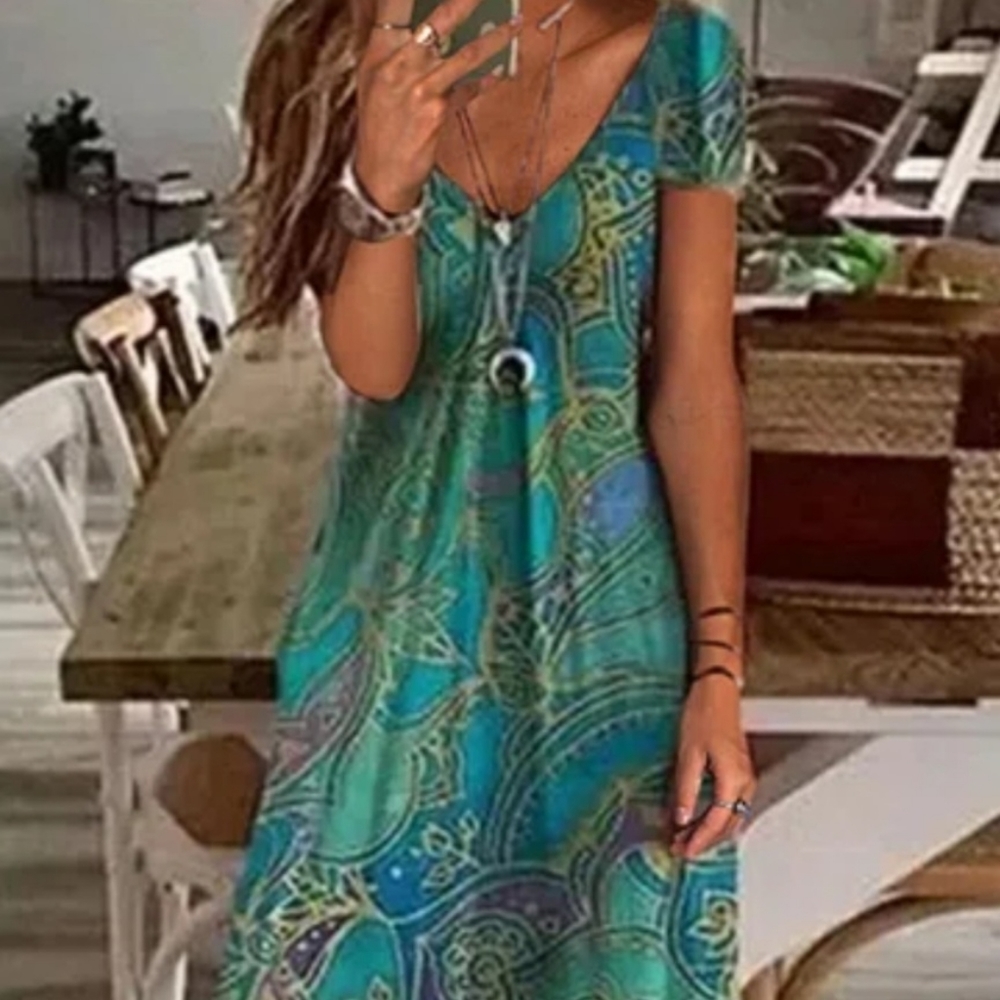 WOMEN'S LG, MAXI DRESS, RESORT WEAR